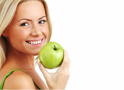 La dieta de manzana pierde peso en una semana
