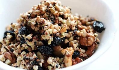 Frutos secos de trigo sarraceno para adelgazar.