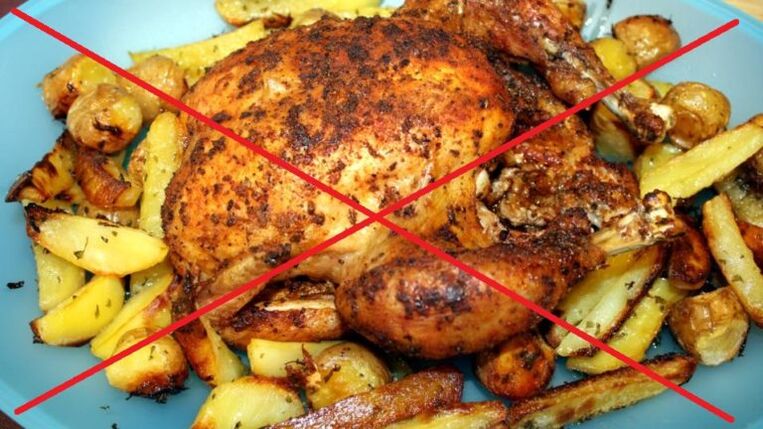 Evite comer alimentos grasosos y fritos si tiene pancreatitis.