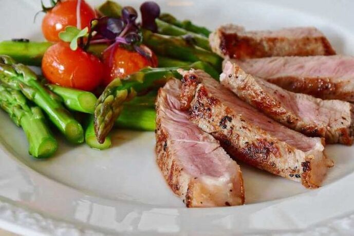 Plato de dieta ceto