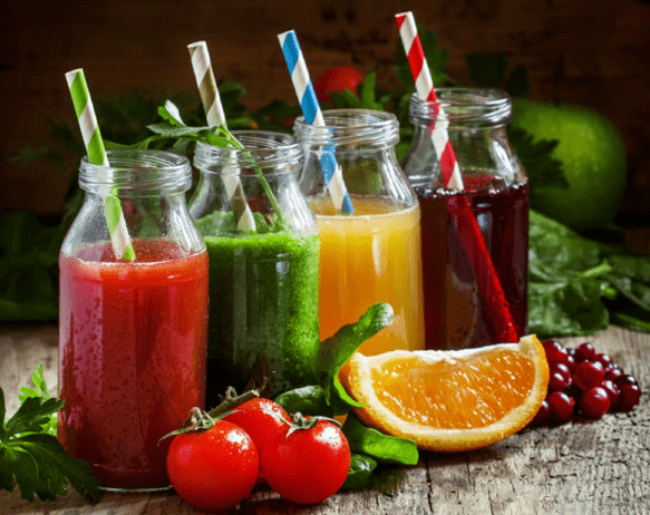 Fresco de frutas y verduras